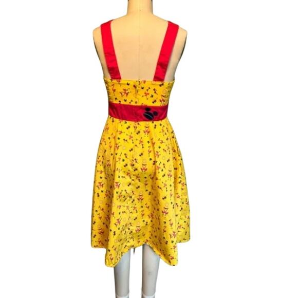 disney the dress shop Size Medium Fit Flare Sleeveless Matching Hair Tie - Picture 4 of 7